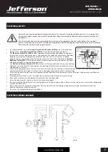 Предварительный просмотр 7 страницы Jefferson Dynamo 430A STARTER CHARGER User Manual