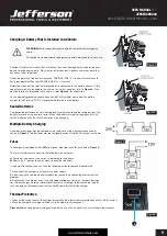 Предварительный просмотр 9 страницы Jefferson Dynamo 430A STARTER CHARGER User Manual