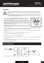 Предварительный просмотр 7 страницы Jefferson Dynamo JEFBTRYCHG020 User Manual