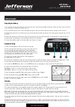 Предварительный просмотр 8 страницы Jefferson Dynamo JEFBTRYCHG020 User Manual