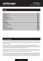 Preview for 3 page of Jefferson JEFARIVT02H User Manual