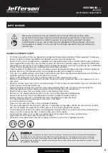 Preview for 5 page of Jefferson JEFARIVT02H User Manual