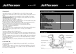 Предварительный просмотр 3 страницы Jefferson JEFBGS06 User Manual