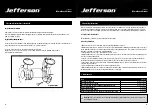 Preview for 5 page of Jefferson JEFBGS06 User Manual