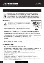 Предварительный просмотр 4 страницы Jefferson JEFFANORFL18-230 User Manual