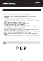 Предварительный просмотр 3 страницы Jefferson JEFHOSRL15-3/8HVP User Manual