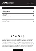 Preview for 3 page of Jefferson JEFHTG2S-230 User Manual