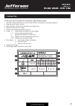 Preview for 9 page of Jefferson JEFMIG151-A User Manual