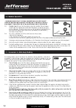 Preview for 12 page of Jefferson JEFMIG151-A User Manual