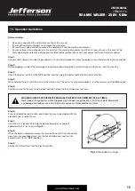 Preview for 15 page of Jefferson JEFMIG151-A User Manual