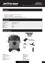 Предварительный просмотр 3 страницы Jefferson JEFVACWD020-230N User Manual