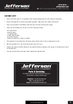 Предварительный просмотр 5 страницы Jefferson JEFVACWD020-230N User Manual