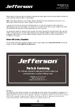 Preview for 11 page of Jefferson JEFWASE402-150 User Manual