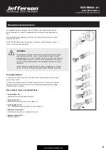 Предварительный просмотр 9 страницы Jefferson JEFWASPET065HP/A User Manual