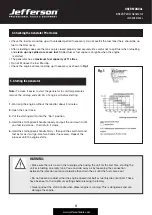 Preview for 4 page of Jefferson OLYMPUS JEFGENPET55EL User Manual