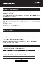 Preview for 5 page of Jefferson OLYMPUS JEFGENPET55EL User Manual