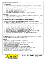 Preview for 2 page of Jegs 79009 Installation Instructions Manual