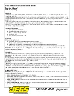 Preview for 1 page of Jegs 80040 Installation Instructions