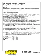 Preview for 1 page of Jegs 81532 Installation Instructions Manual