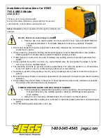 Предварительный просмотр 1 страницы Jegs 81563 Installation Instructions Manual