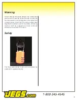 Preview for 9 page of Jegs 90093 User Manual