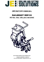 JEI DRILLING & CUTTING SOLUTIONS RAILBEAST RDP-36 Operator'S Manual preview