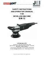 Preview for 1 page of JEI SteelBeast BM-12 Safety Instructions And Operator'S Manual