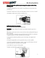 Preview for 9 page of JEI SteelBeast BM-12 Safety Instructions And Operator'S Manual