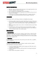 Preview for 11 page of JEI SteelBeast BM-12 Safety Instructions And Operator'S Manual