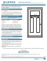 Preview for 2 page of Jeld-Wen JII112 Steel Installation Instructions