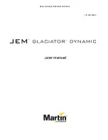 Preview for 1 page of JEM Glaciator Dynamic User Manual