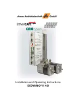 Jenaer ECOVARIO 114 D Installation And Operating Instructions Manual preview