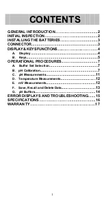 Preview for 2 page of JENCO 6011M Operation Manual