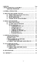 Preview for 2 page of JENCO 6308TuSS Operation Manual