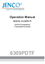 Предварительный просмотр 1 страницы JENCO 6309PDTF Operation Manual