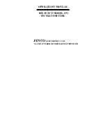 JENCO 692 Operation Manual предпросмотр