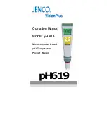 JENCO pH619 Operation Manuals preview