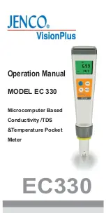 Preview for 1 page of JENCO VisionPlus EC 330 Operation Manual