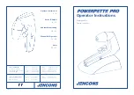 Preview for 1 page of JENCONS 266-185 Operator Instructions Manual