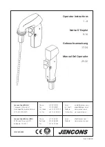 Preview for 1 page of JENCONS Powerpette Operator Instructions Manual