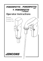 Preview for 2 page of JENCONS Powerpette Operator Instructions Manual