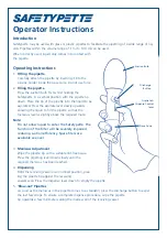 JENCONS SAFETYPETTE Operator Instructions предпросмотр