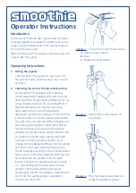 Preview for 1 page of JENCONS Smoothie Operator Instructions