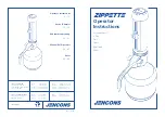 JENCONS ZIPPETTE Series Operator Instructions Manual предпросмотр