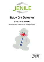 Jenile Baby Cry Detector Instruction Manual предпросмотр