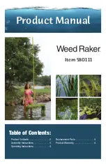 Jenlis Weed Raker 580111 Product Manual предпросмотр