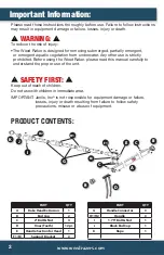 Preview for 2 page of Jenlis Weed Raker 580111 Product Manual