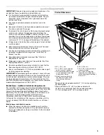 Предварительный просмотр 5 страницы Jenn-Air 30"GAS DOWNDRAFT SLIDE-IN Installation Instructions Manual