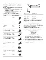 Предварительный просмотр 8 страницы Jenn-Air 30"GAS DOWNDRAFT SLIDE-IN Installation Instructions Manual