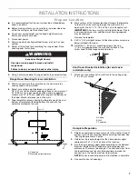 Предварительный просмотр 7 страницы Jenn-Air 32inch (81.3 CM) WALL-MOUNTPERIMETRIC RANGE HOOD Installation Instructions And Use & Care Manual